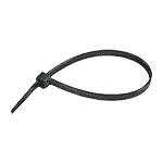 Стяжка кабельная, цвет черный, устойчивая к воздействию УФ-лучей 302х4,6 мм (упак.100шт) | арт. 263028 | Haupa  