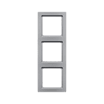 Рамка 3-местная, BERKER Q.3, алюминиевый, бархатный лак | арт. 10136094 | Berker  