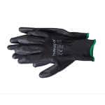 Перчатки с полиуретановым покрытием, размер 10, черные | арт. 120300/10 | Haupa  