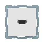 BMO HDMI-CABLE, Q.1/Q.3, цвет: полярная белезна, с эффектом бархата | арт. 3315436089 | Berker  